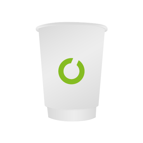 Pappbecher BIO | 300 ml doppelwandig | rundum bedruckt